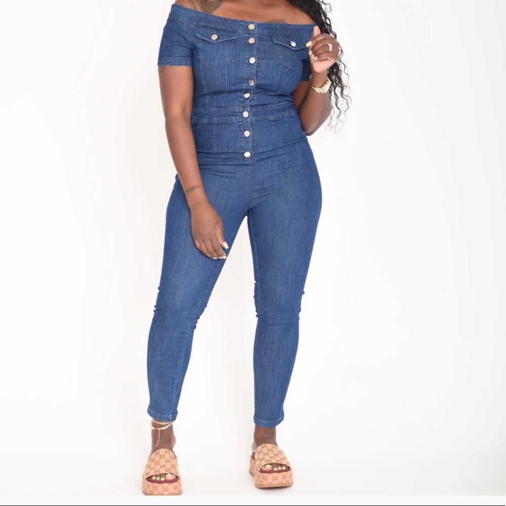 Denim jumpsuit
